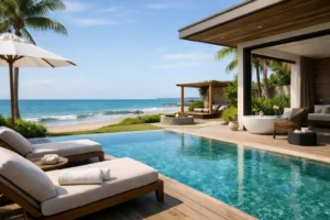 A Beachside Villa with Wellness, Perfected
