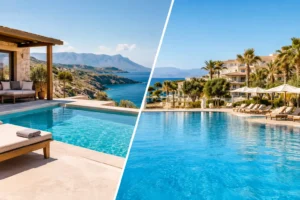 Villas Versus Resorts for a Better Crete Stay